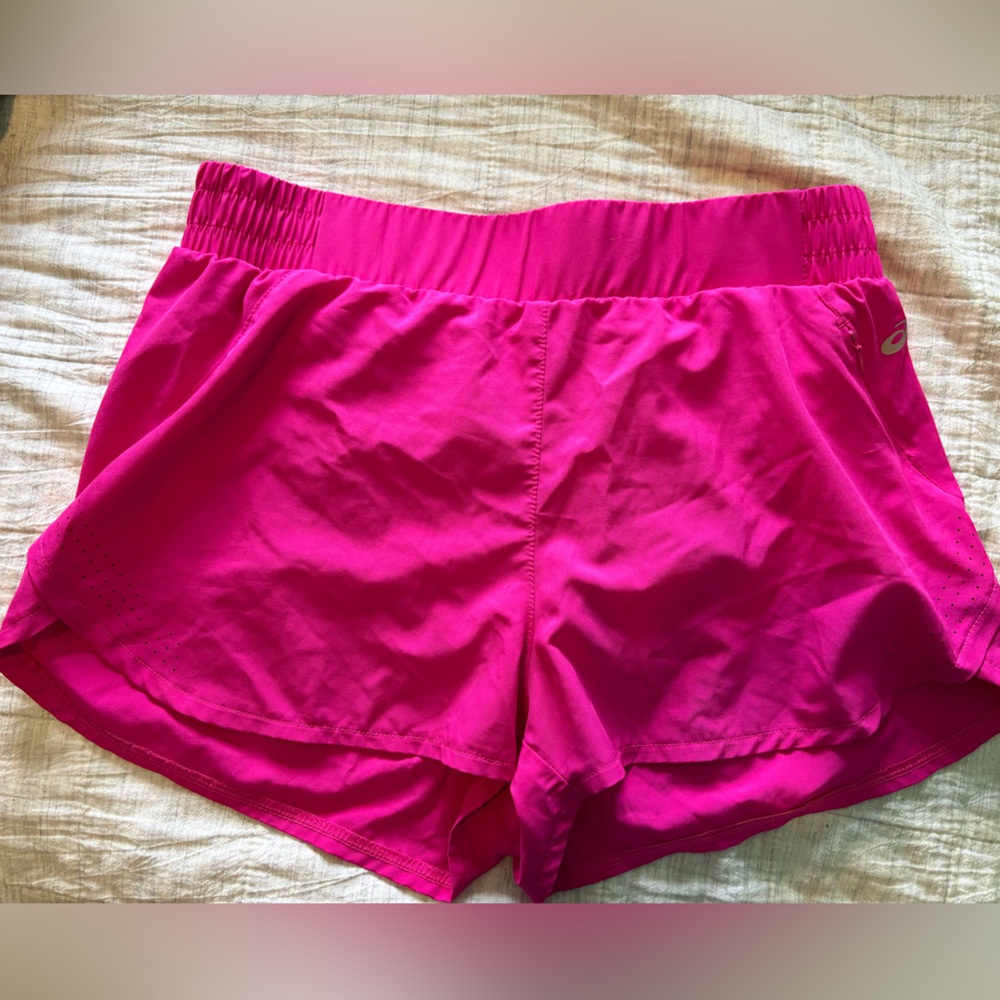 Asics Women's Bright Fuchsia Athletic Shorts